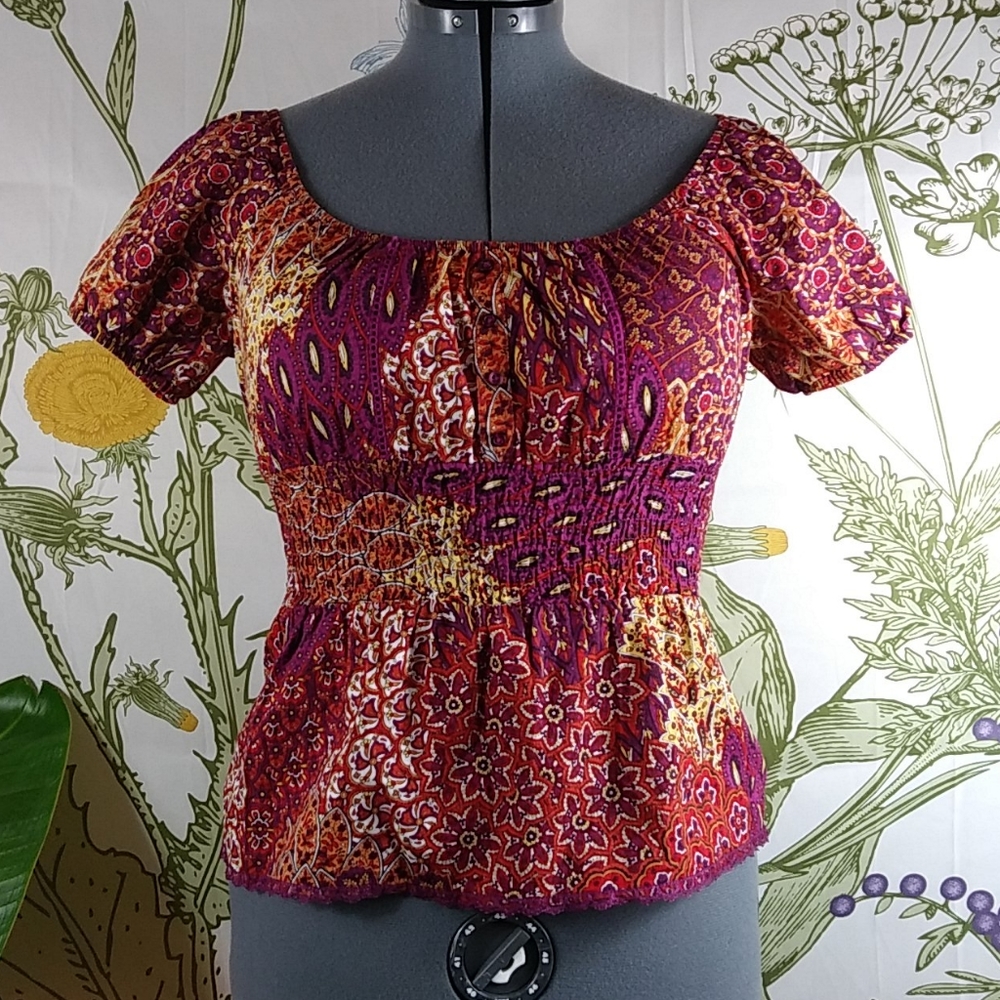 3/$15 Xhileration Boho Blouse